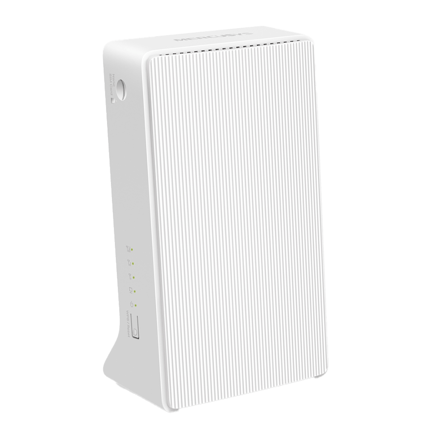 ROUTER Mercusys MB130-4G AC1200 Wi-Fi 4G LTE Router, Build-In 150Mbps 4G LTE Modem, 2.4 GHz, 5 GHz, 4G Cat4 150/50 Mbps