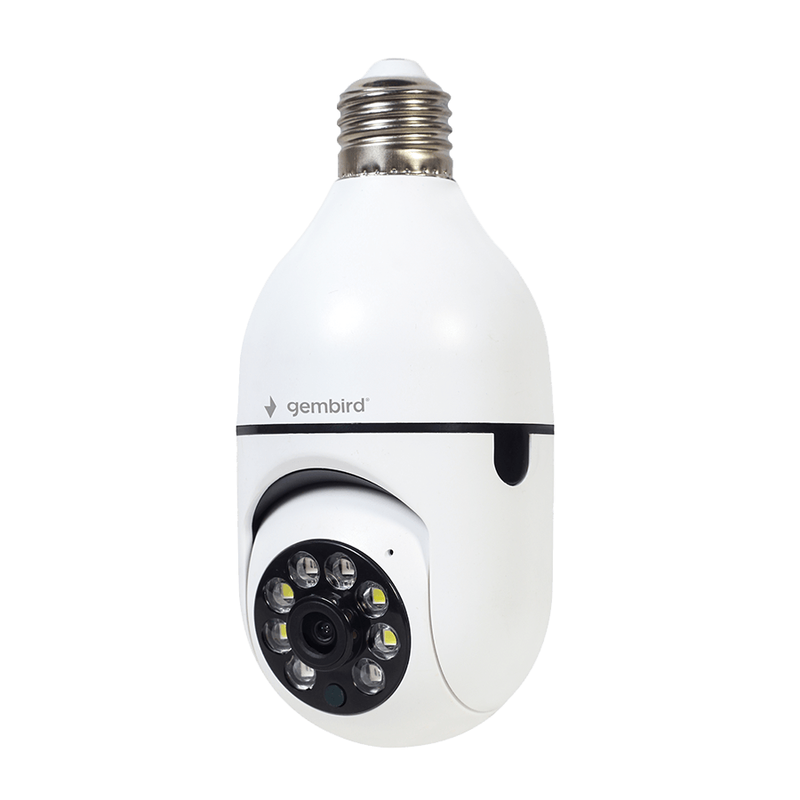 IP kamera GEMBIRD Smart rotating wifi camera, spajanje na sijalično grlo, E27, 1080p, TSL-CAM-WRHD-01