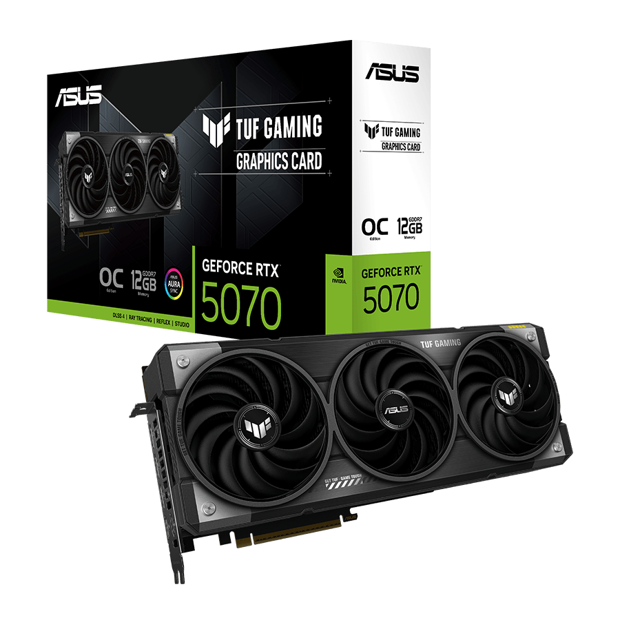 VGA ASUS TUF Gaming GeForce RTX™ 5070 12GB TUF-RTX5070-O12G-GAMING