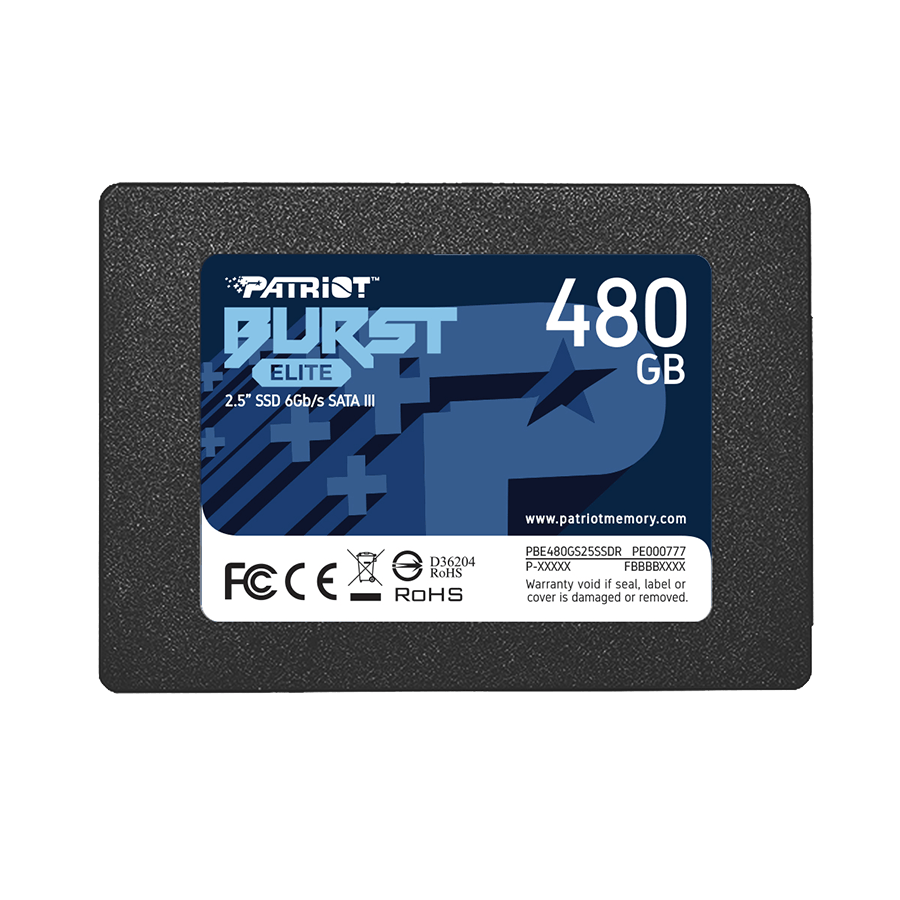 SSD Patriot 480GB 2.5" PBE480GS25SSDR