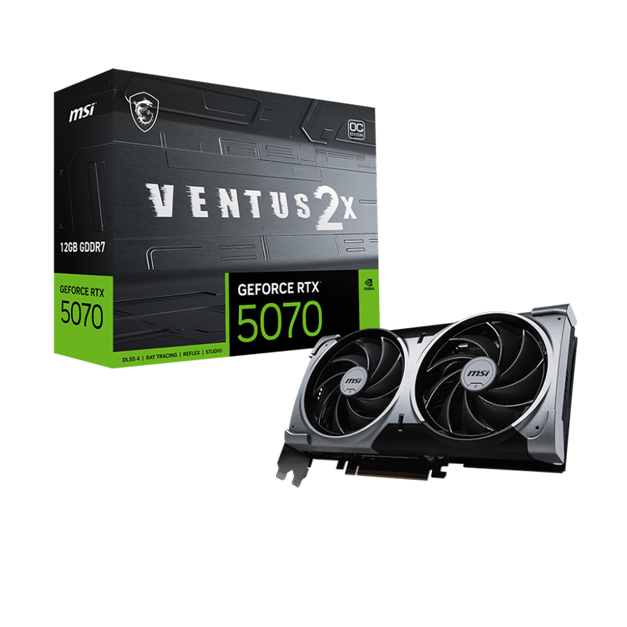 VGA MSI Nvidia GeForce RTX 5070 VENTUS 2X OC 12G 12GB