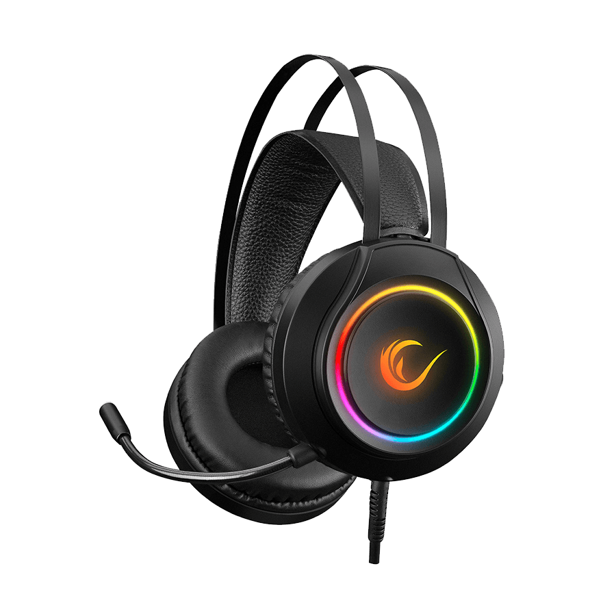 Slušalice sa mikrofonom gaming  RAMPAGE RM-K45 ORBIT-S Black RGB Led 7.1 Gaming Headset with Microphone, 35150