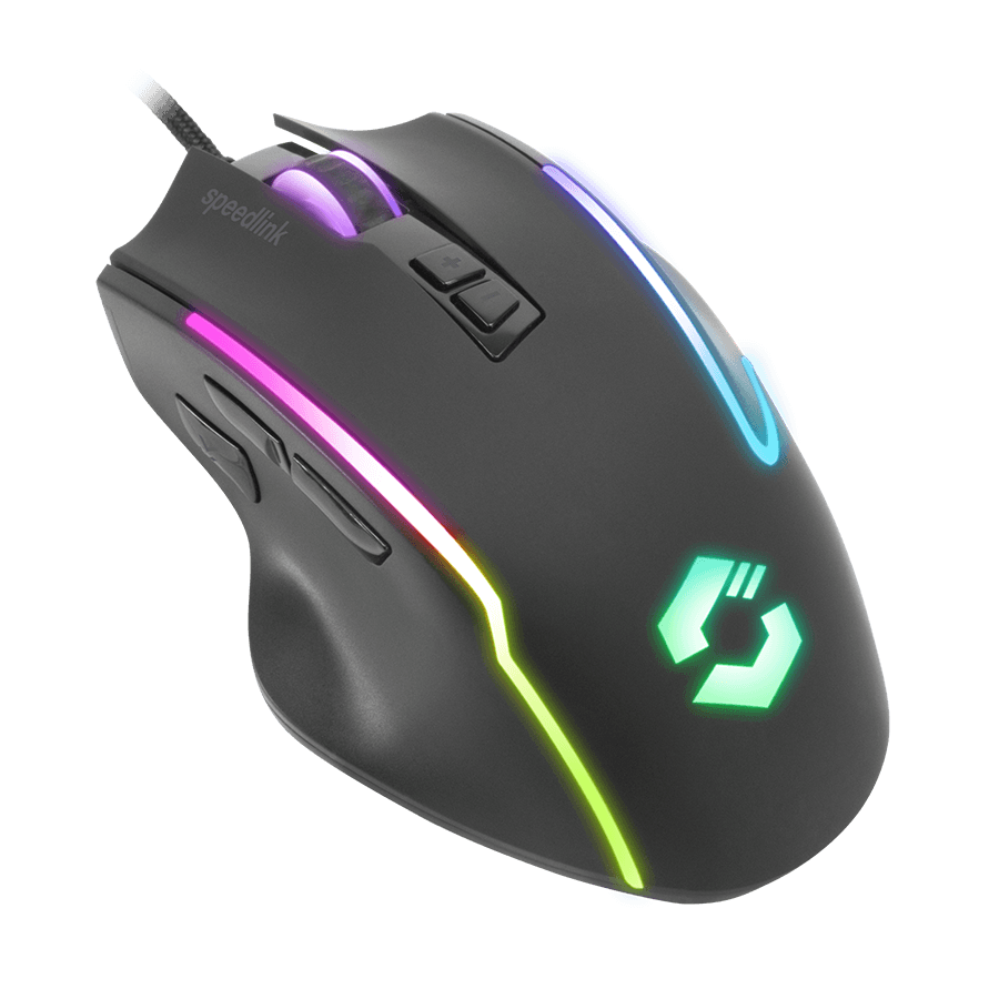 Miš SPEEDLINK DECUS NX RGB Gaming Mouse, rubber-black SL-680024-RRBK