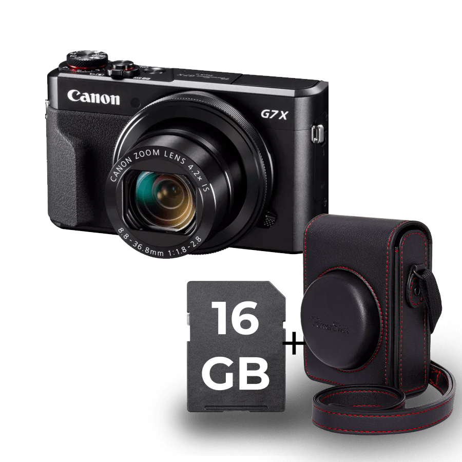 Fotoaparat CANON G7X Mark II Black Premium Kit