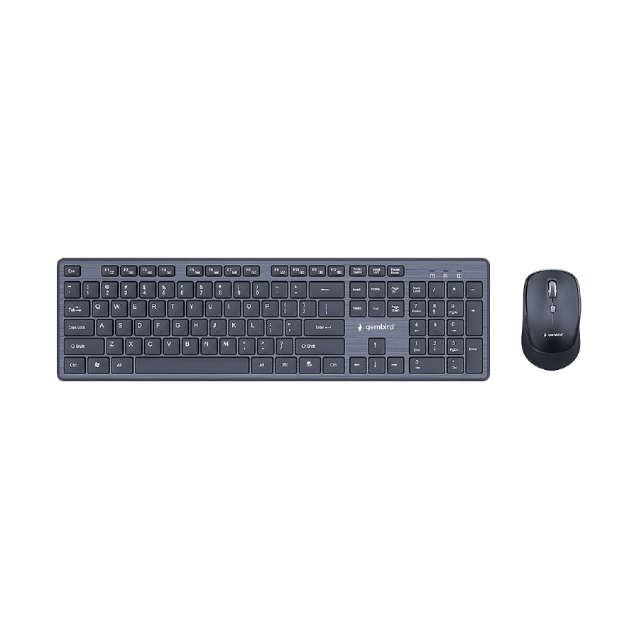 Tastatura + miš wireless GEMBIRD KBS-WCH-04 USA layout