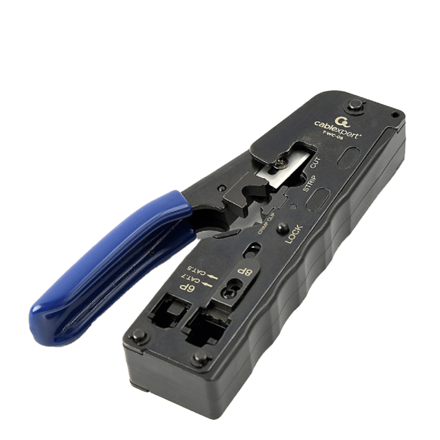 Kliješta GEMBIRD, CAT.7 LAN pass-through plug crimping tool, 8P8C, 6P6C, blue T-WC-06