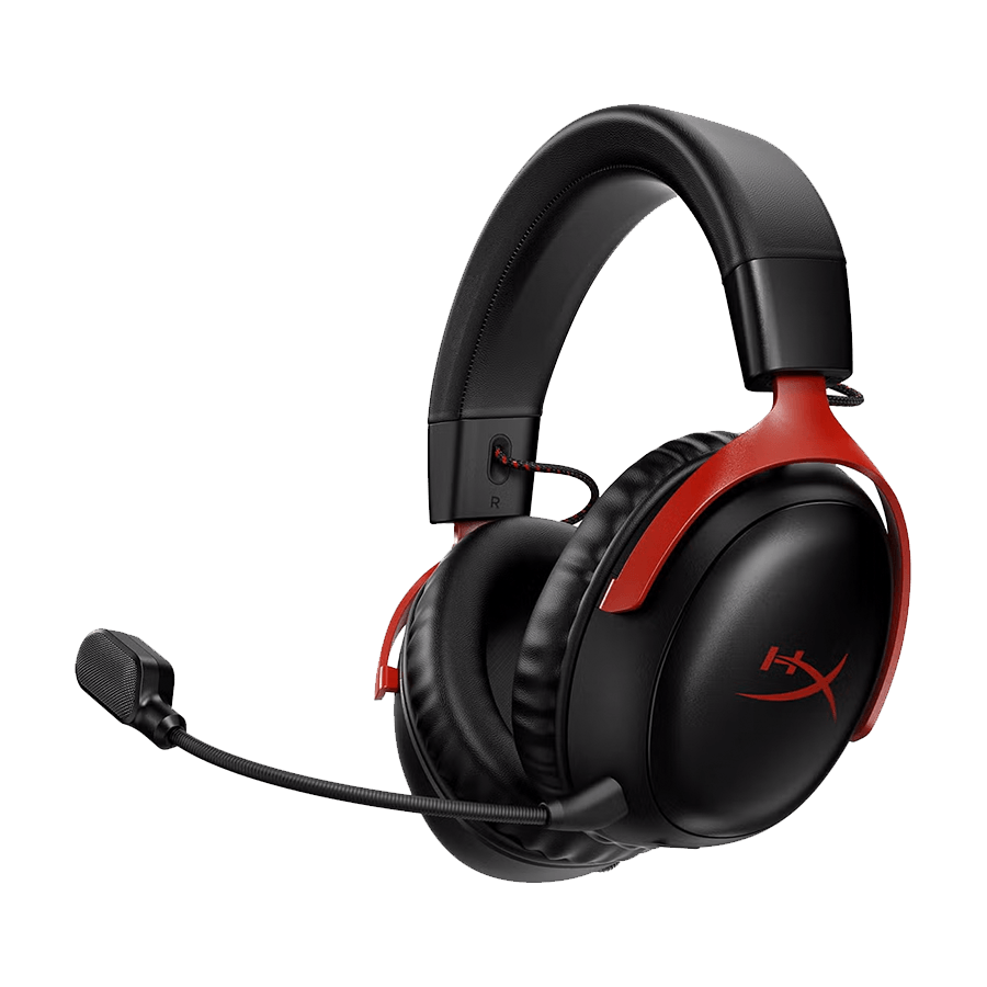 Slušalice sa mikrofonom HyperX Cloud III S Wireless, black-red, A59Z0AA