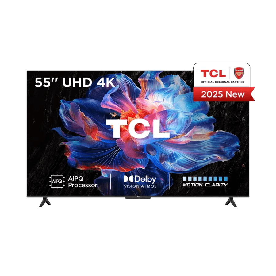 TCL 55"V6C 4K TV Google OS HDR10 HVA Panel Motion Clarity Dolby Audio; AiPQ Processor; 55V6C