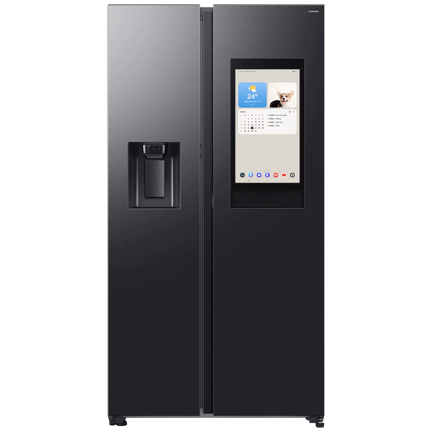 Samsung Frižider/Zamrzivač, Side-by-Side "Family Hub", 614 l, E - RS90F66BEFEO