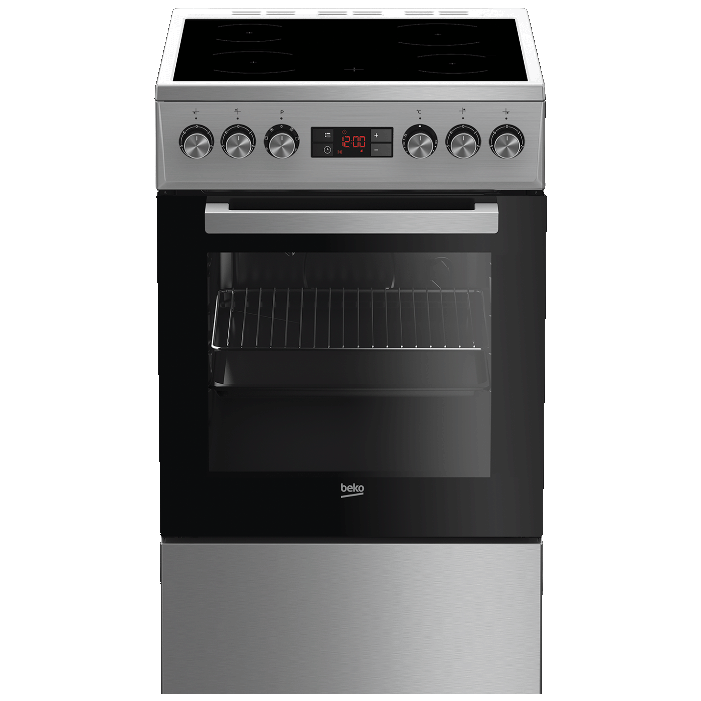 Beko Štednjak 4 staklokeramičke ringle, 50 cm, pećnica 55 lit., A - FSM 57300 GX