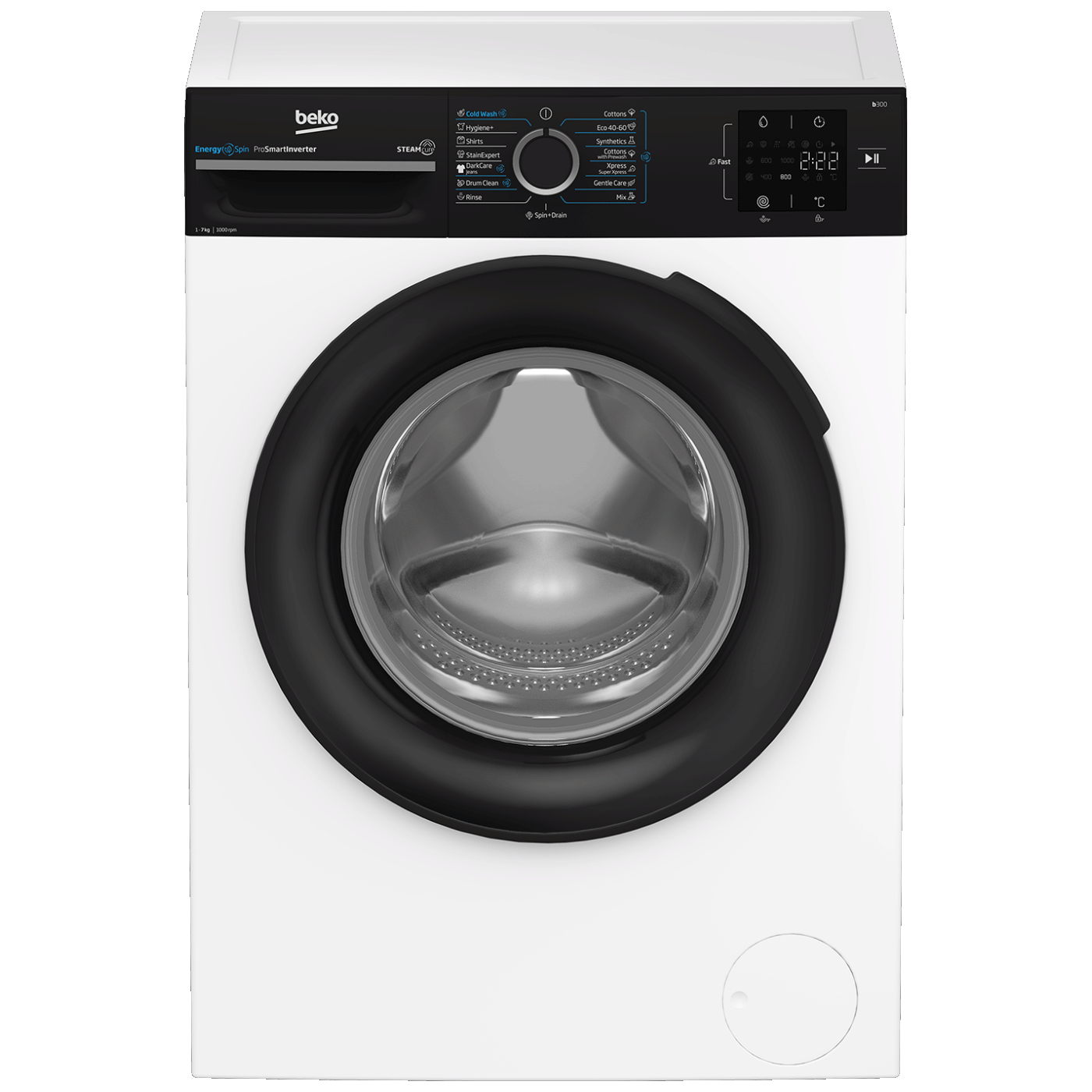 Beko Mašina za veš, 1000 obrtaja, 7 kg veša, SLIM, A - BM3WFSU37013WPBB