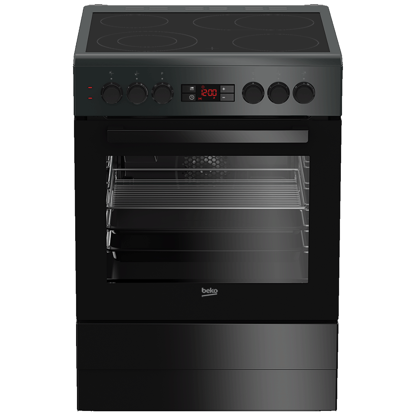 Beko Štednjak 4 staklokeramičke ringle, pećnica 72 lit., A - FSM 67320 GAS