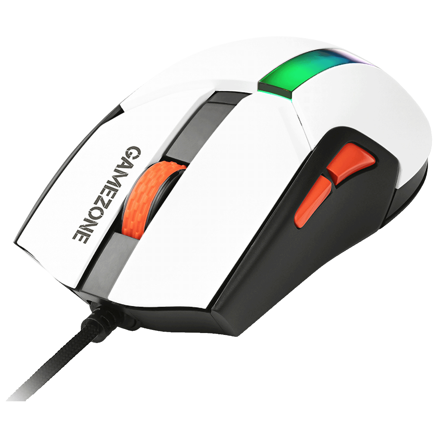 Tracer Miš optički, gaming, RGB, 12000 dpi, USB - GAMEZONE COOL White