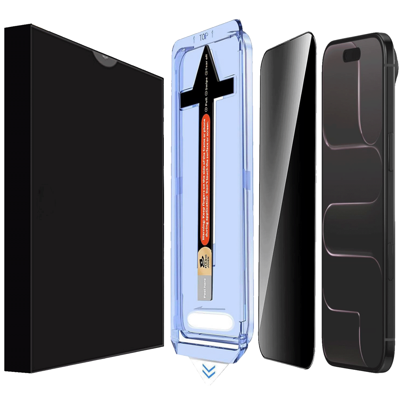 NN-Su Zaštitno staklo za zaštitu privatnosti za iPhone Air - iPhone Air Privacy Tempered Glass