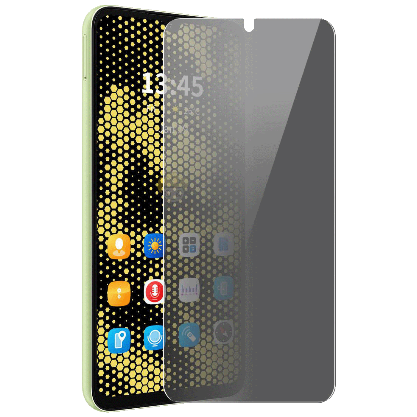 NN-Su Zaštitno staklo za zaštitu privatnosti za Samsung A17 - Galaxy A17 Privacy Tempered Glass