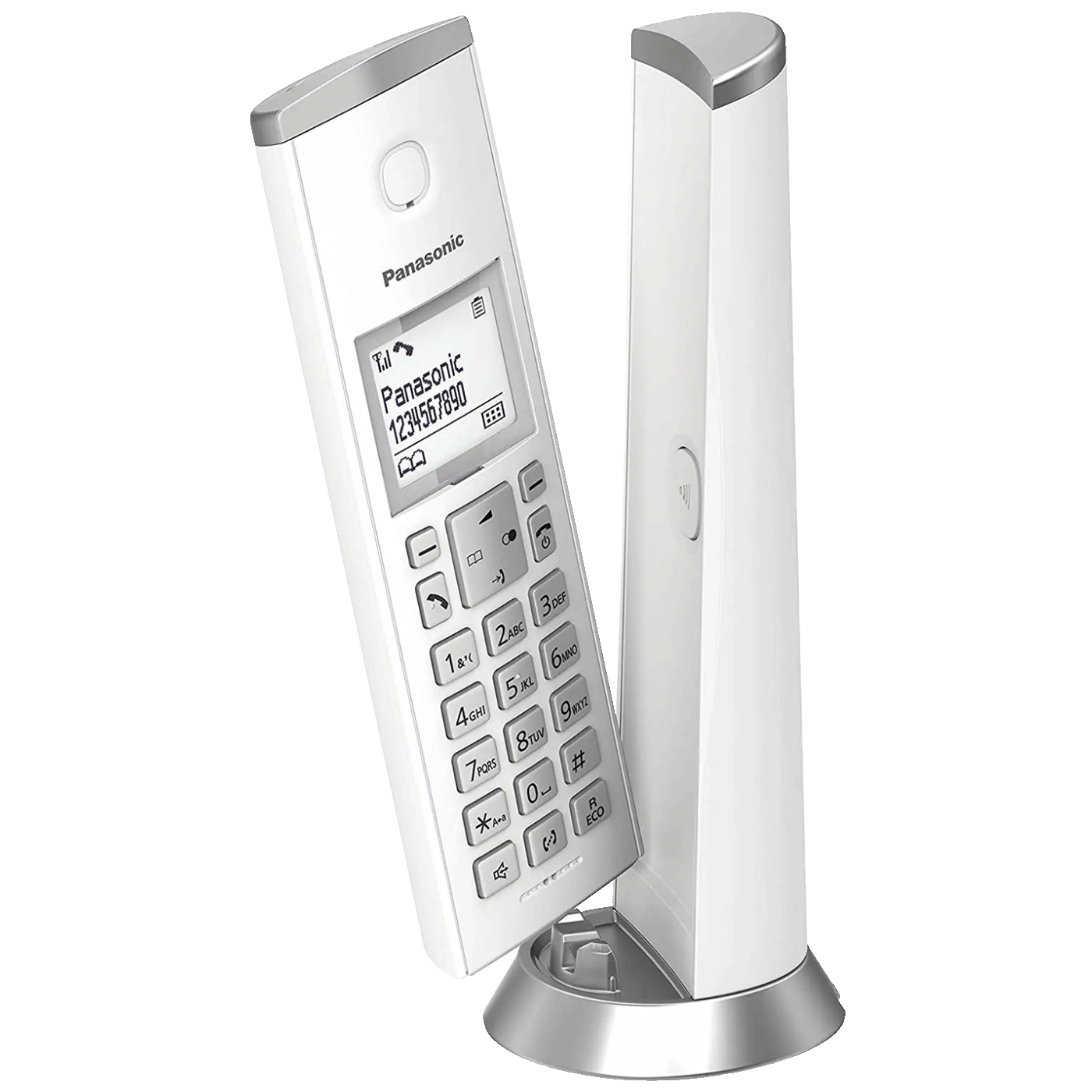 Panasonic Telefon bežični, DECT/GAP, 1.5" LED display, bijela - KX-TGK210FXW