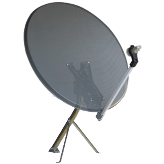 Falcom Sat. Antena 97cm šupljikavi, Triax leđa i pribor, Anthracite - M97A TRX