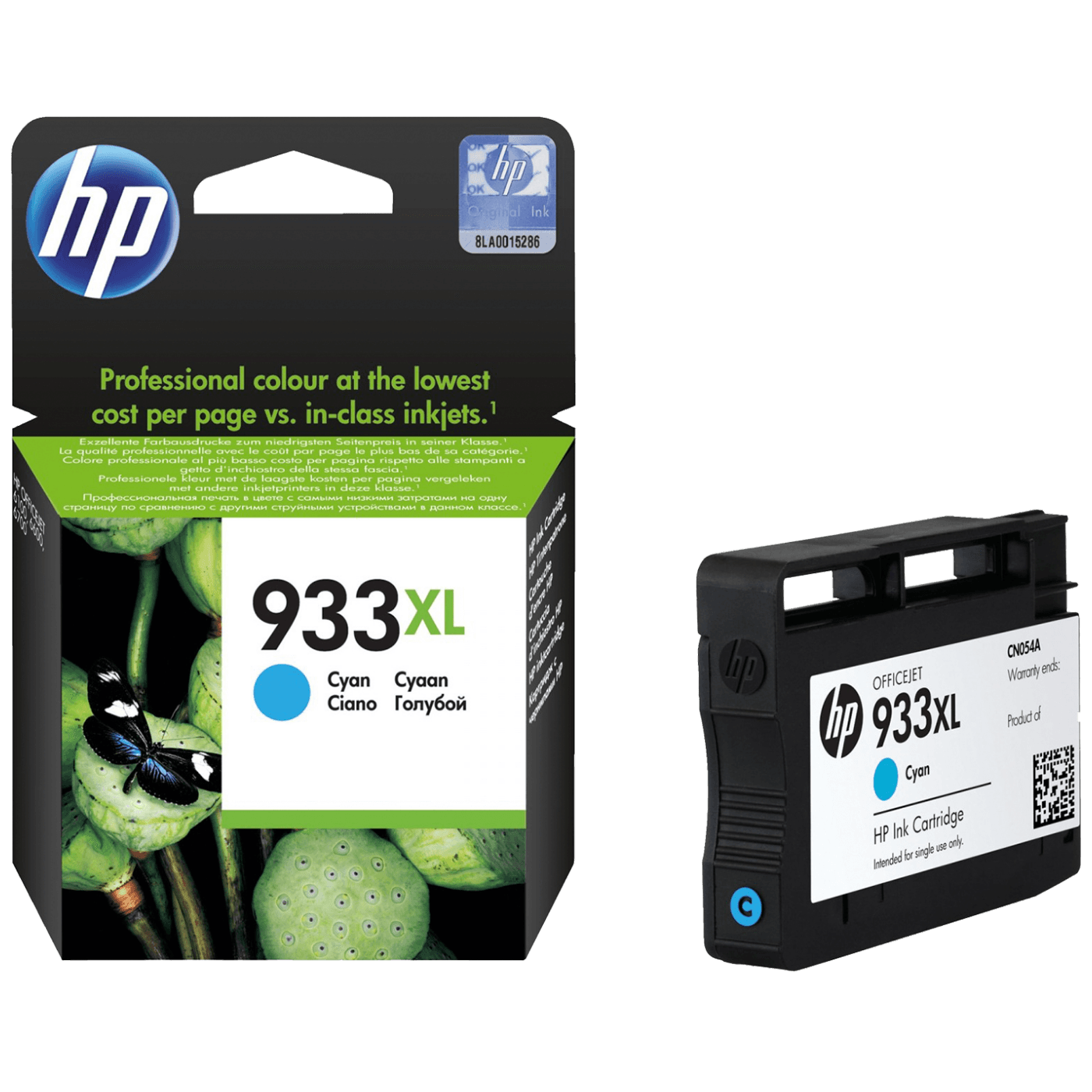 HP Tinta 933XL (CN053AE), cyan, 825 stranica - CN054AE