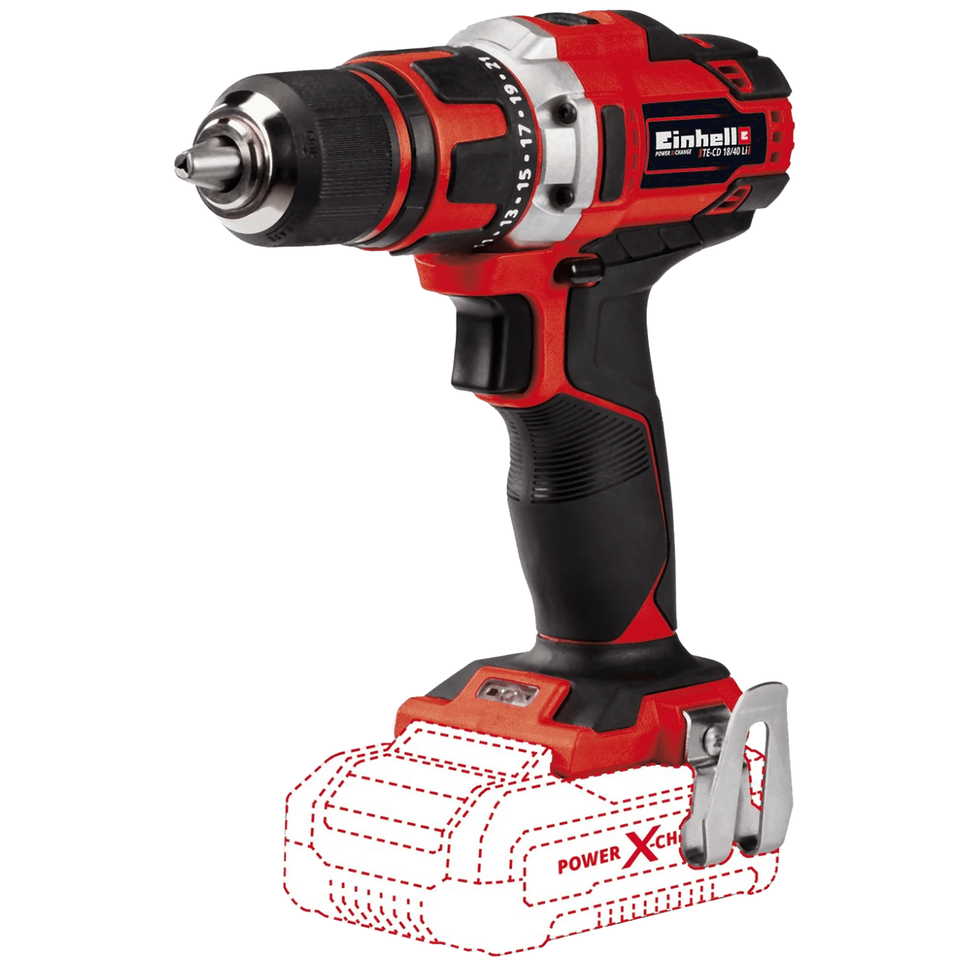 Einhell Aku bušilica, odvijač, bez baterije - Power X-Change TE-CD 18/40 Li-Solo