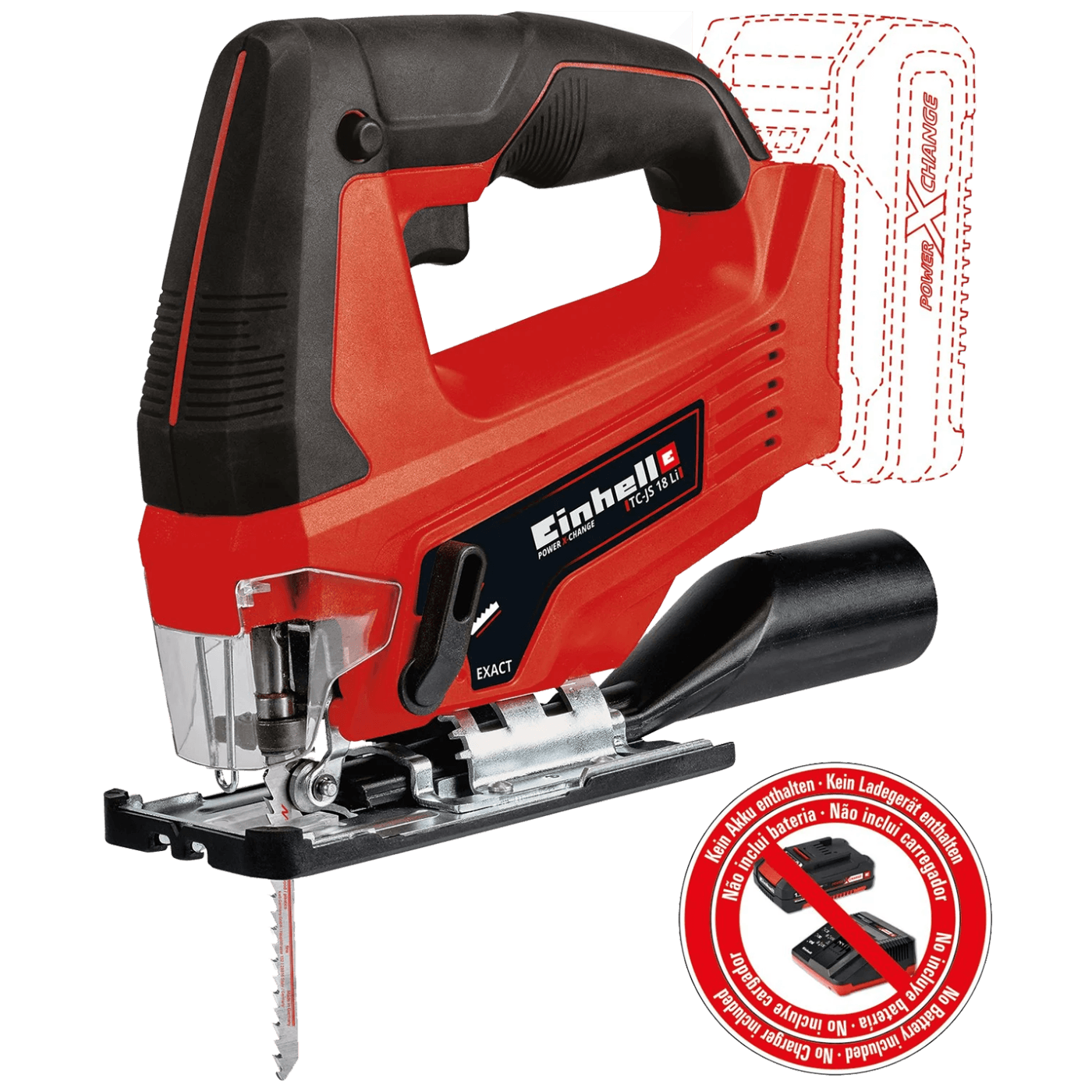 Einhell Aku ubodna pila, bez bateije - Power X-Change Aku TC-JS 18 Li-Solo