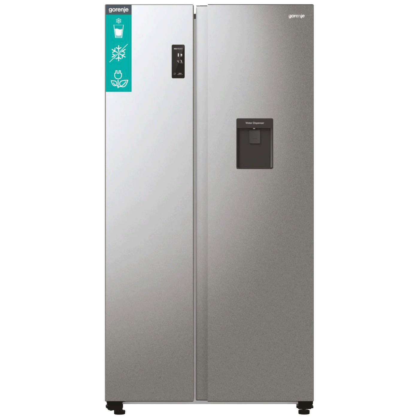 Gorenje Frižider/Zamrzivač, ukupna zapremina 547 l, Side-by-side, E - NRR9185EAXLWD