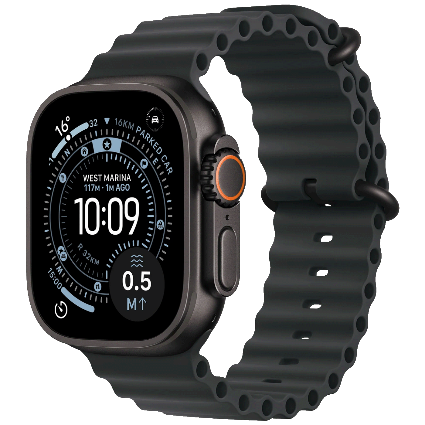 Apple Pametni sat, 1.98" LTPO3 OLED,5G,GPS,Bluetooth,WiFi,IPX6 - Watch Ultra 3 (2025) 5G 49mm Black