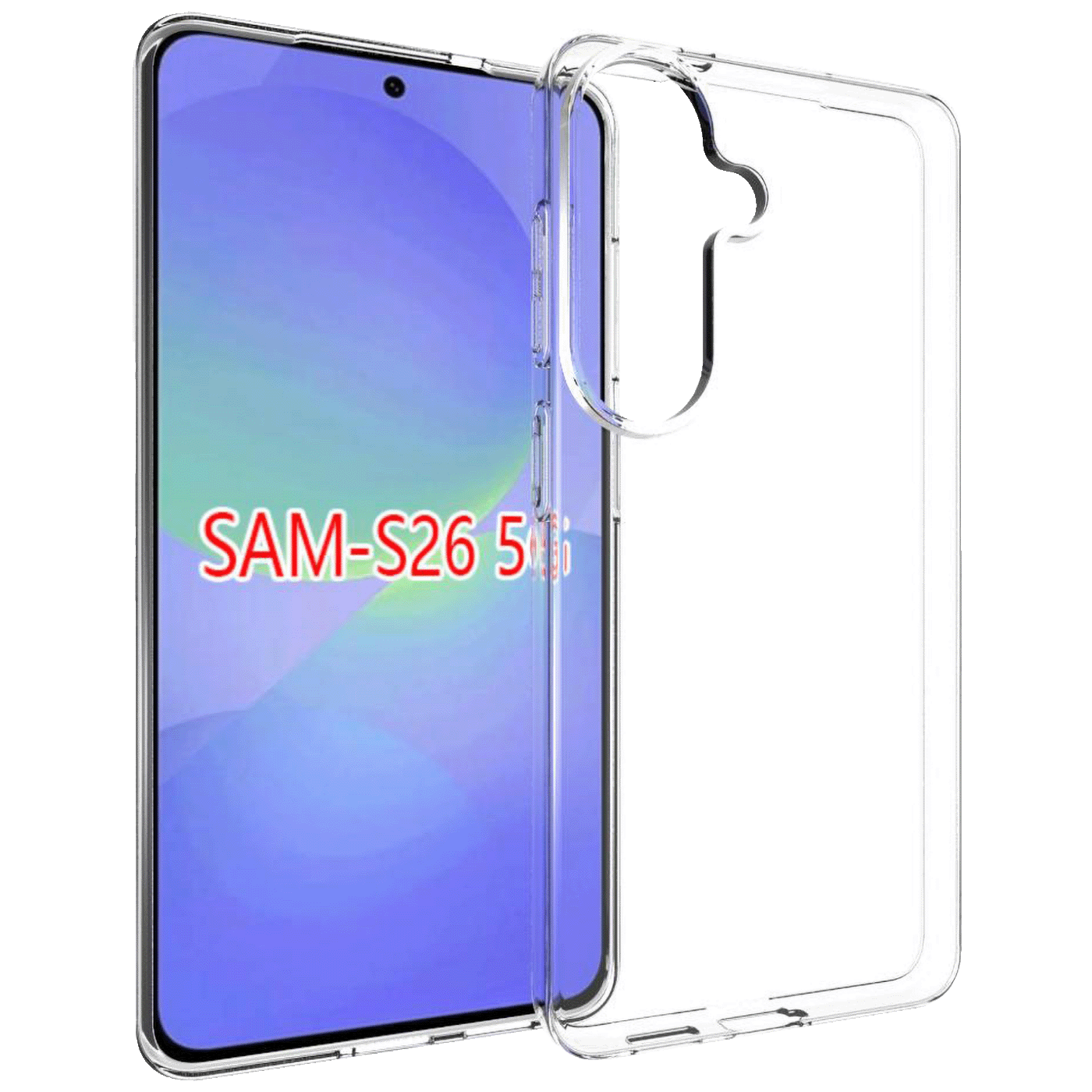 NN-Su Maska za Samsung S26 5G, Transparent - Galaxy S26 5G TPU Phone Case