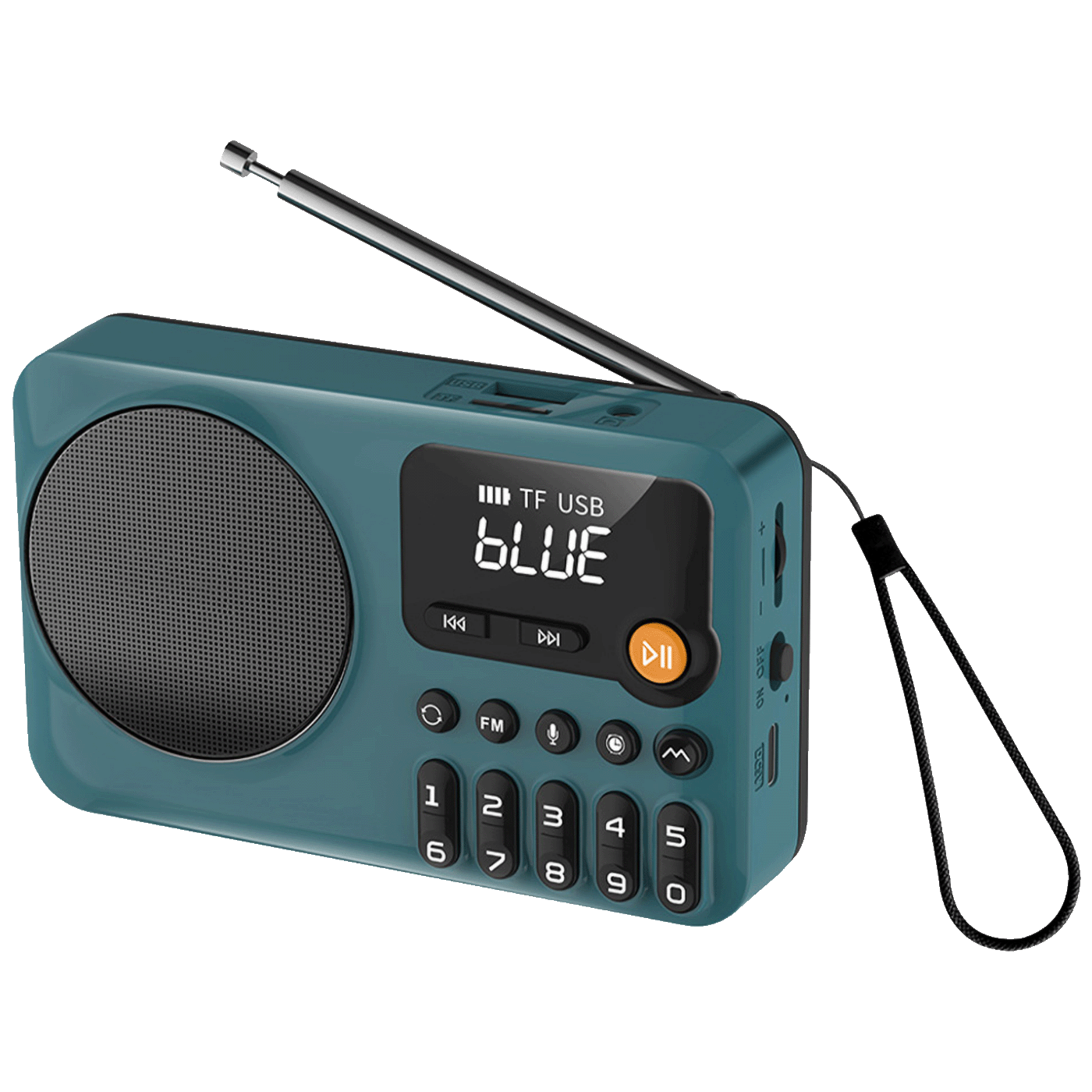 MeanIT Zvučnik bežični, FM radio, Bluetooth, USB, TF Card - B6