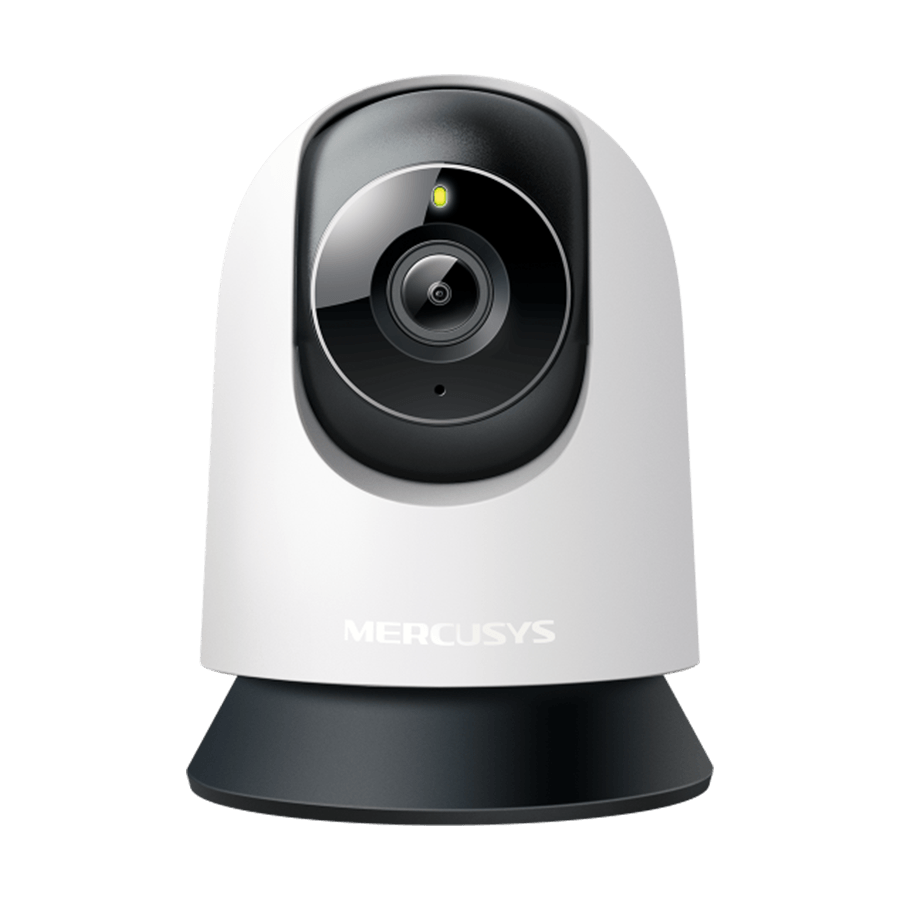 Mercusys MC210 Pan/Tilt Home Security Wi-Fi Camera, 2K (2304x1296), 2.4 GHz, Horizontal 360, Pan/Tilt, Smart Detection and Notifications (motion, pers