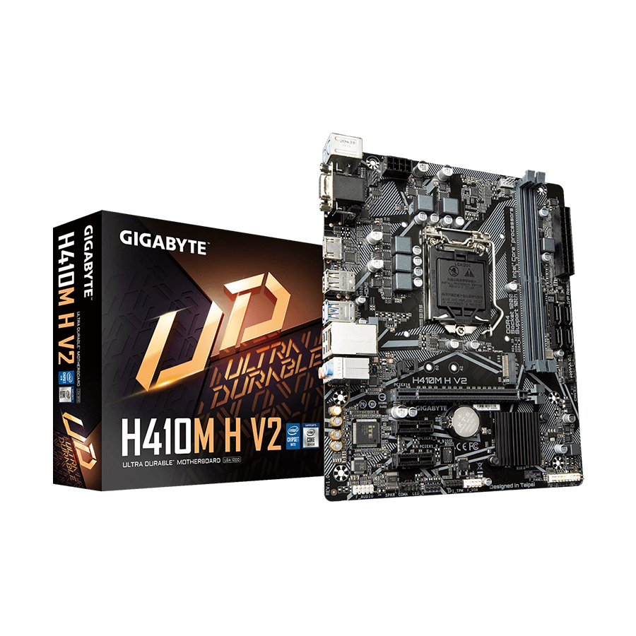 GIGABYTE MB H410M H V2 1.0 Intel H410;LGA1200;2xDDR4 VGA,HDMI,micro ATX