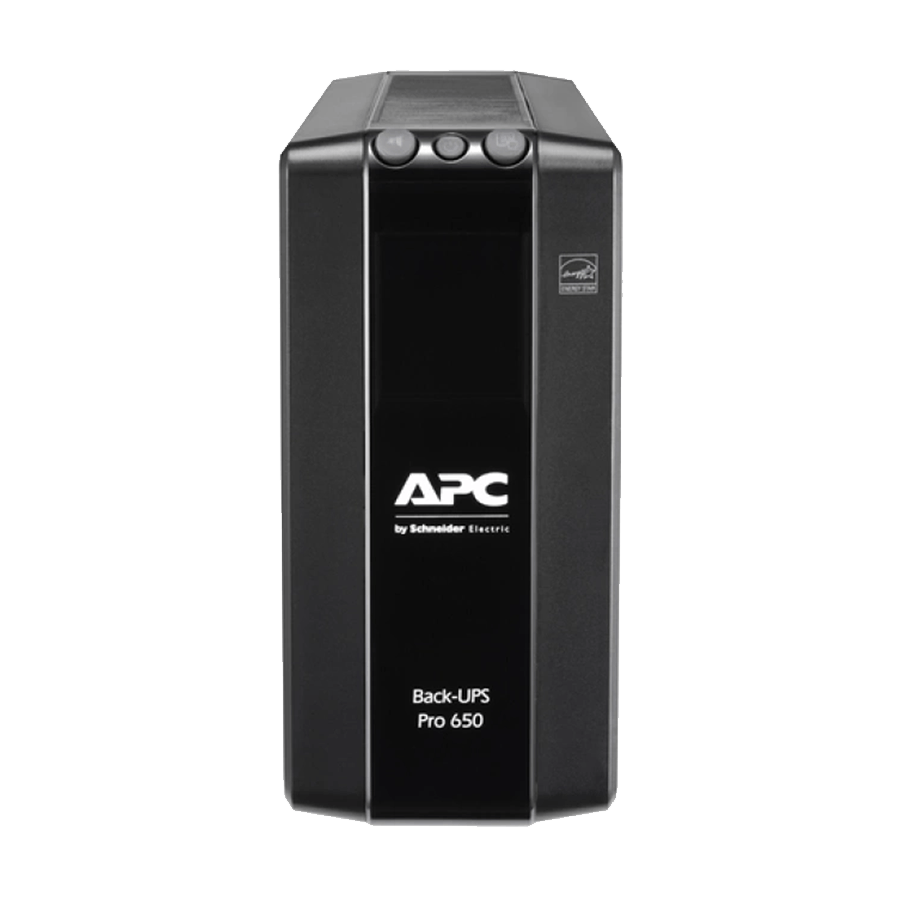 Back-UPS Pro APC, 650VA/390W, Tower, 230V, 6x IEC C13 utičnica, AVR, LCD, zamjenjiva baterija, BR650MI