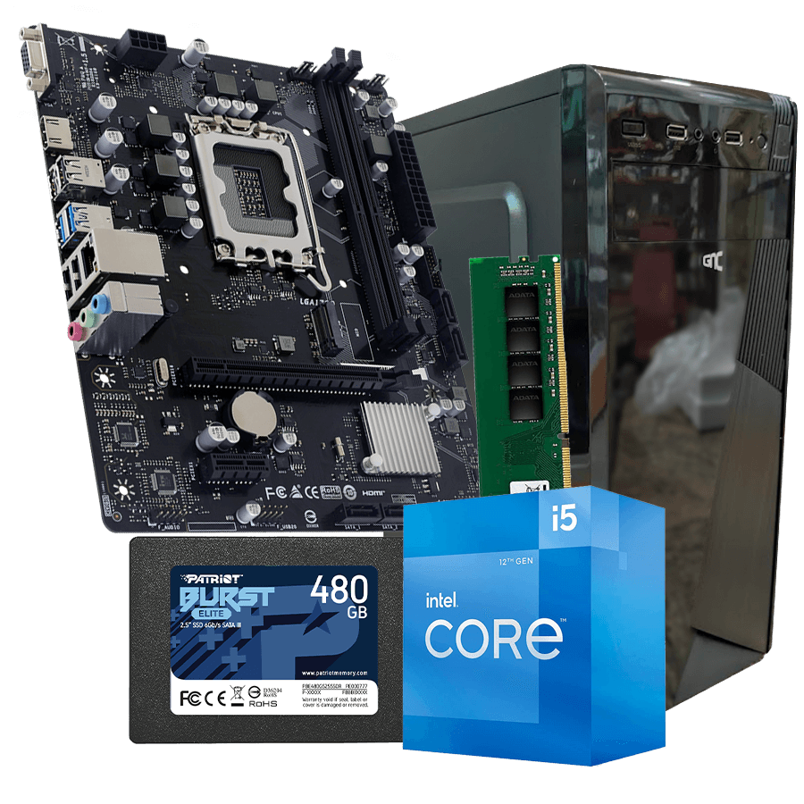 GNC BUSINESS 3 i5-12400 2.5GHz, MB H610, SSD 480GB, DDR4 16GB, Kucište office, WIN 11 PRO, OFFICE PRO PLUS 2019