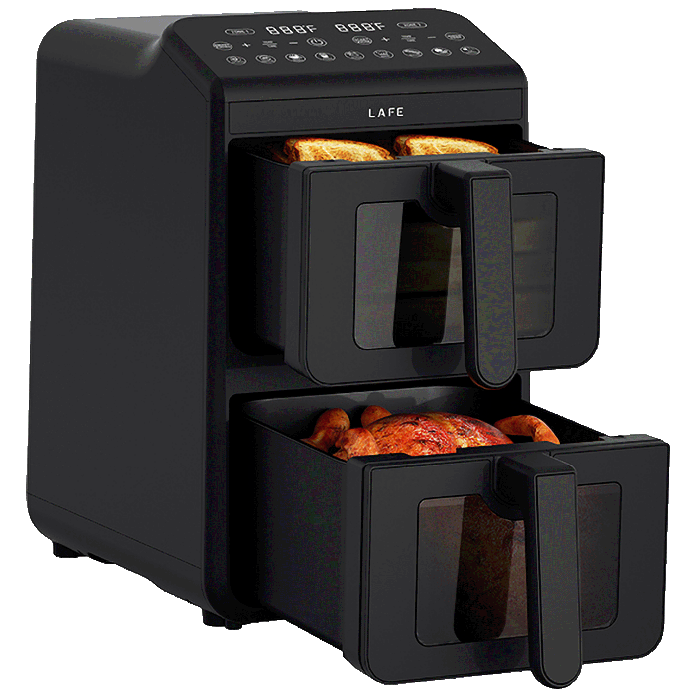 Lafe Friteza na vrući zrak, 2460W, Dual Zone, zapremina 10 lit. - Air Dual Fry 10 L