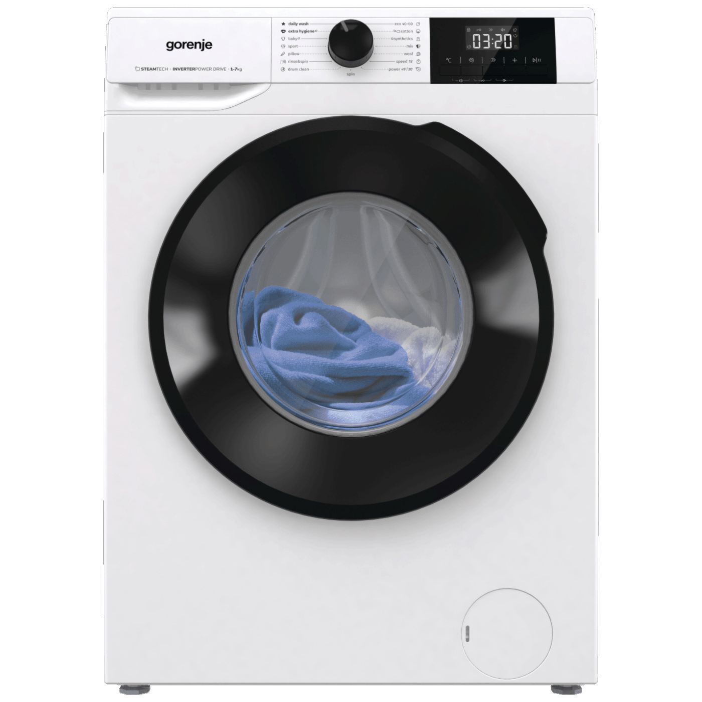 Gorenje Mašina za pranje veša 7 kg, 1200 obrtaja, SLIM, B - W1NGPI72SBS