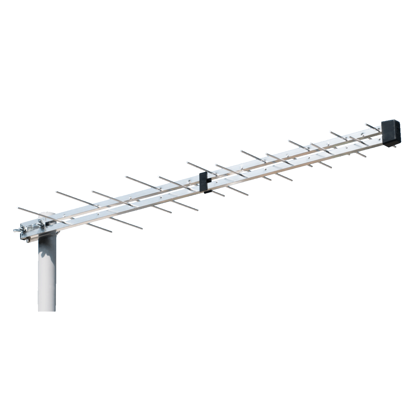 Iskra Antena Loga UHF sa pojačalom, 24,5 dB(i), RG6U 10 met. - P-2845 DTT/G SET