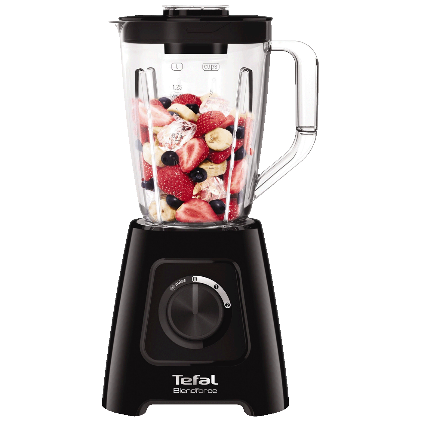 Tefal Blender, zapremina 2 lit, 600 W, BlendForce II, crna - BL420838