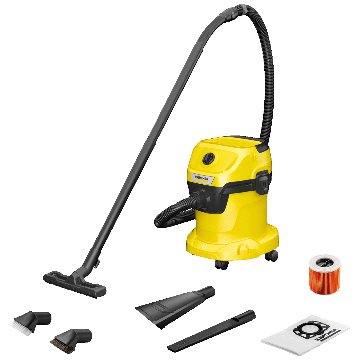 Karcher Usisavač za mokro/suho usisavanje, 1000W, spremnik 15 lit. - WD 3 V-15/4/20 Car