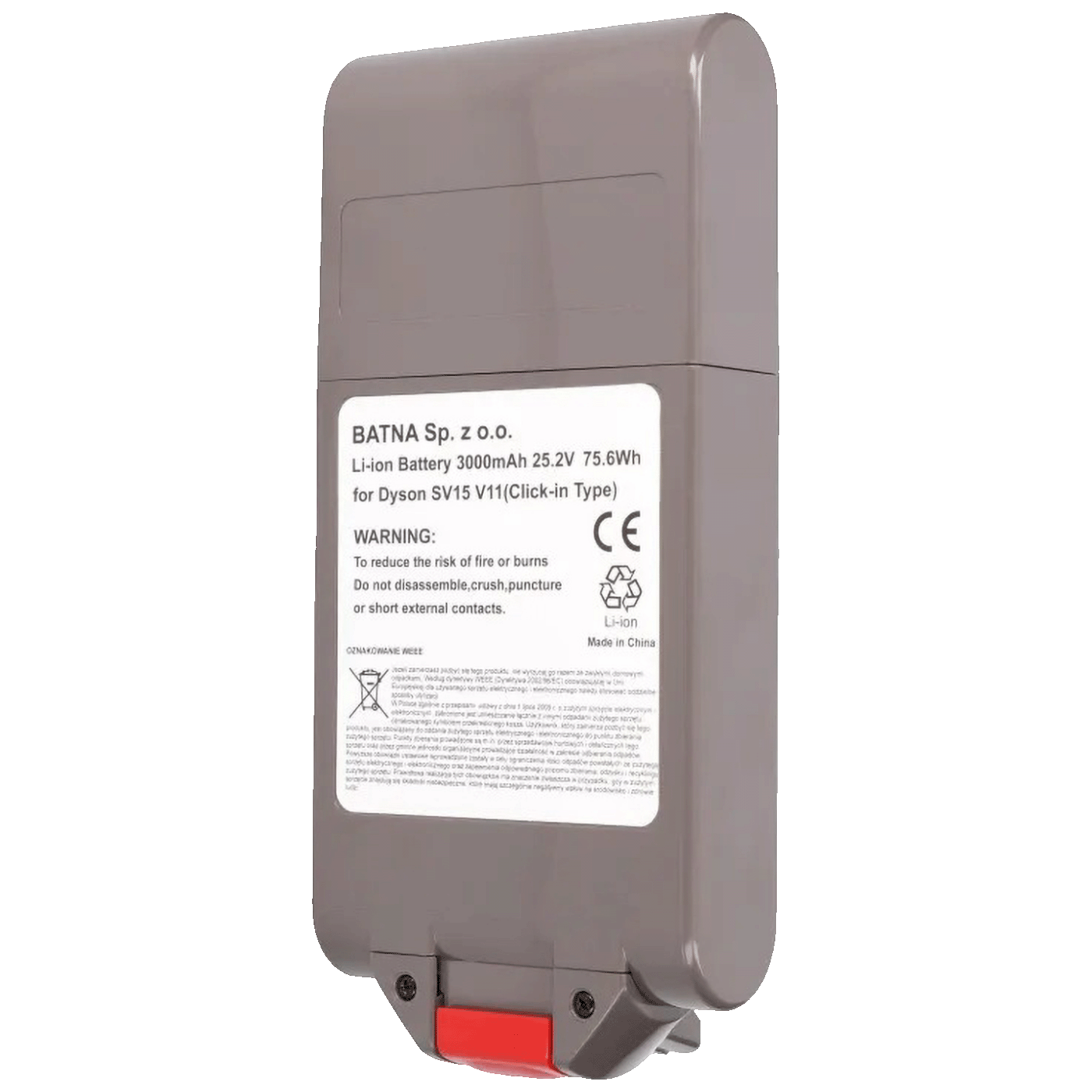 Extralink Baterija za Dyson V11 usisavač, 25.2V 3000mAh - DYSON V11 BATTERY 25.2V 3000mAh