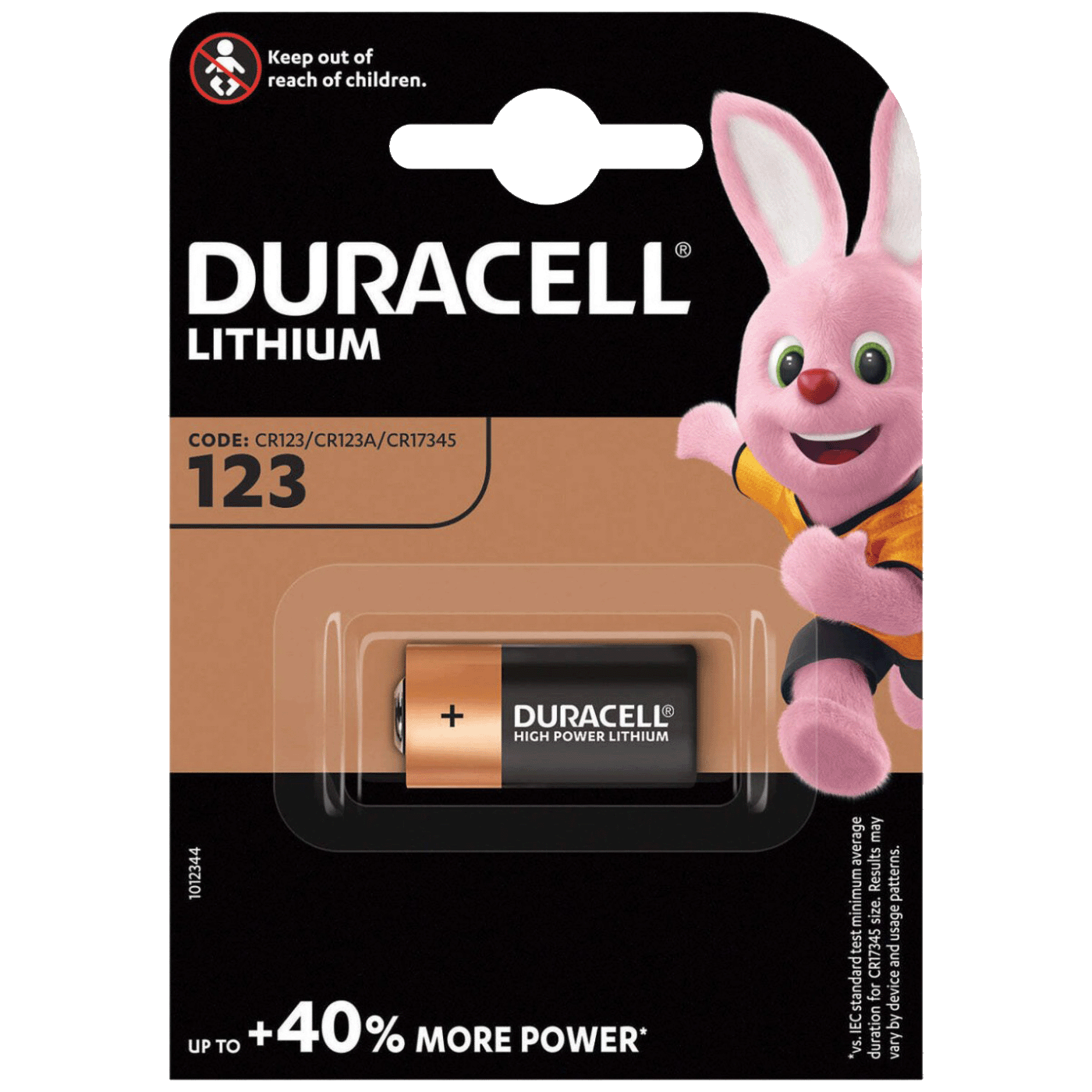 Duracell Baterija litijumska CR123A, 3V, blister 1 kom. - CR123A B1