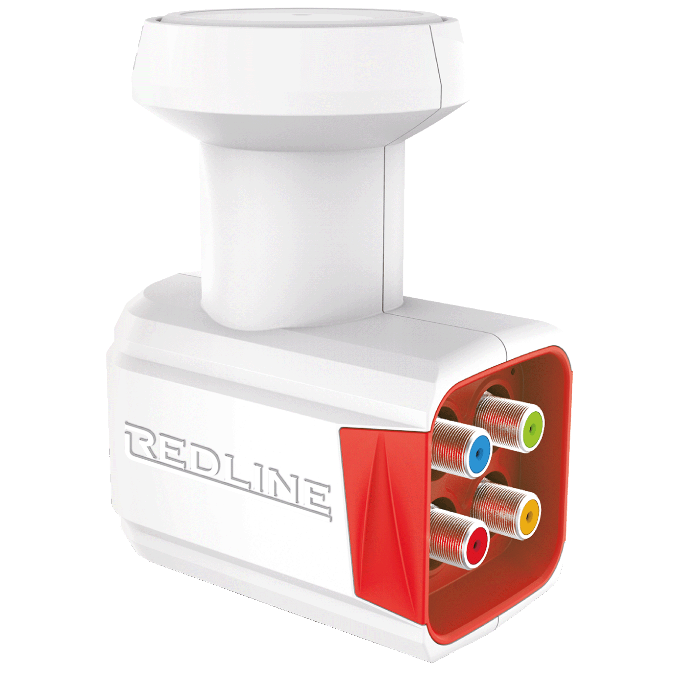 REDLINE LNB Quattro, šum 0,1 dB, DVB-S2 ( HD - UHD ) - WL-Q QUATTRO