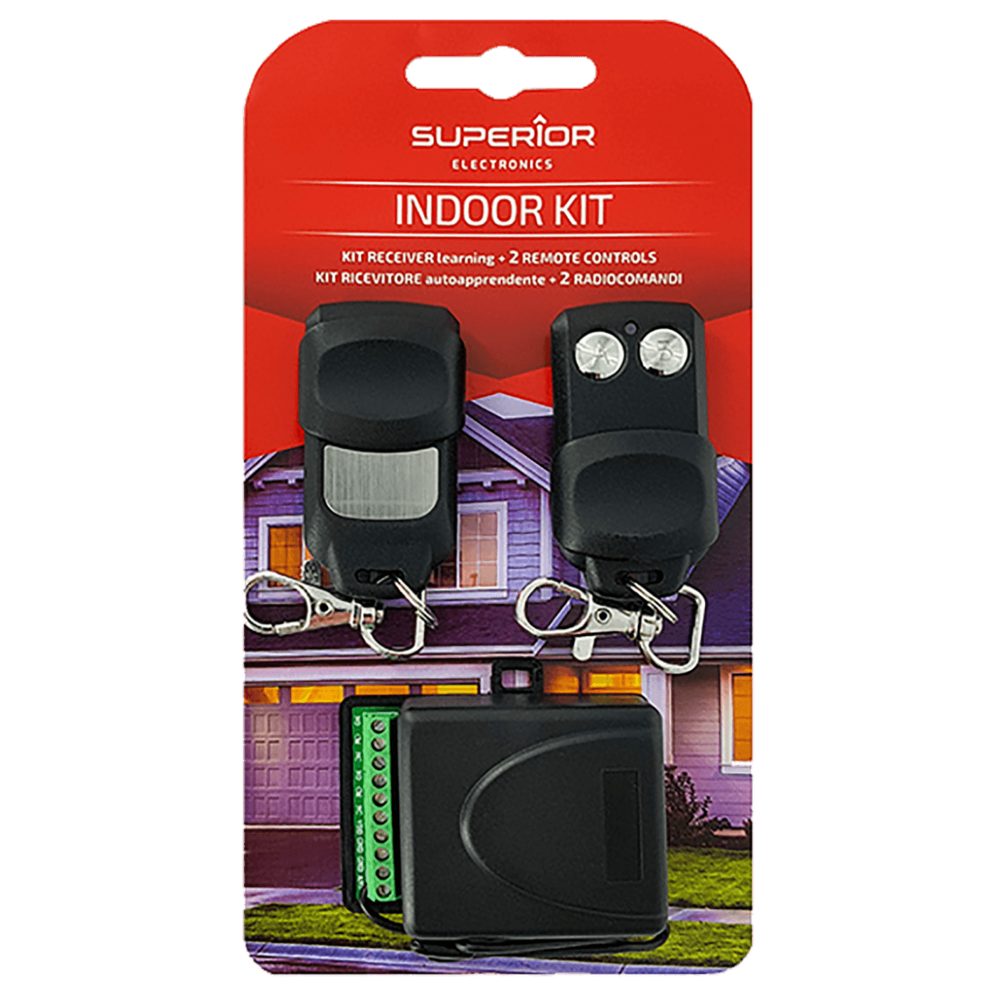 Superior Set za daljinsko upravljanje, 2 kanala, 2 RC-a,  433 MHz - KIT INDOOR 433