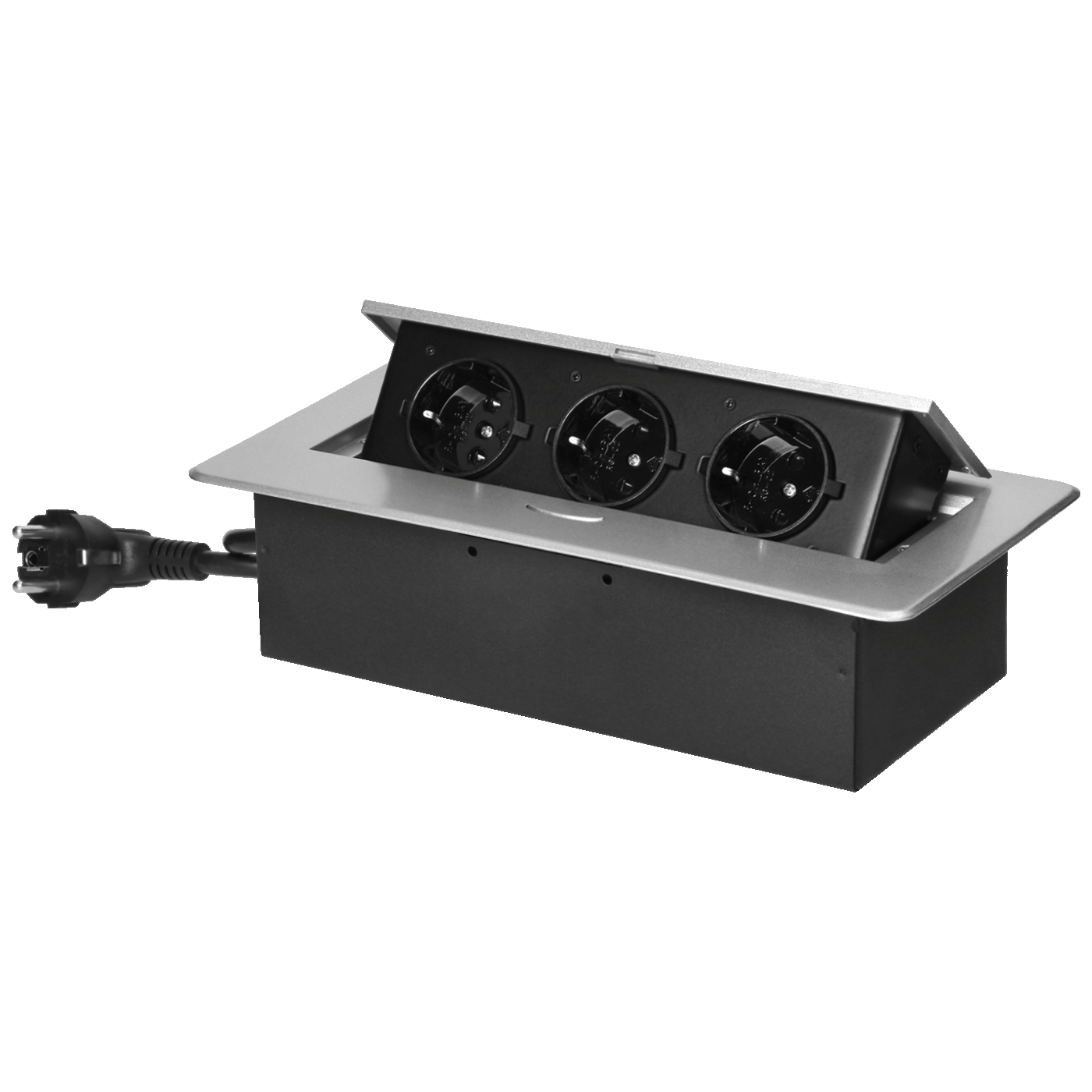 Orno Produžni kabel sa 3 x Schuko utičnice, ugradbena - OR-GM-9033(GS)/G