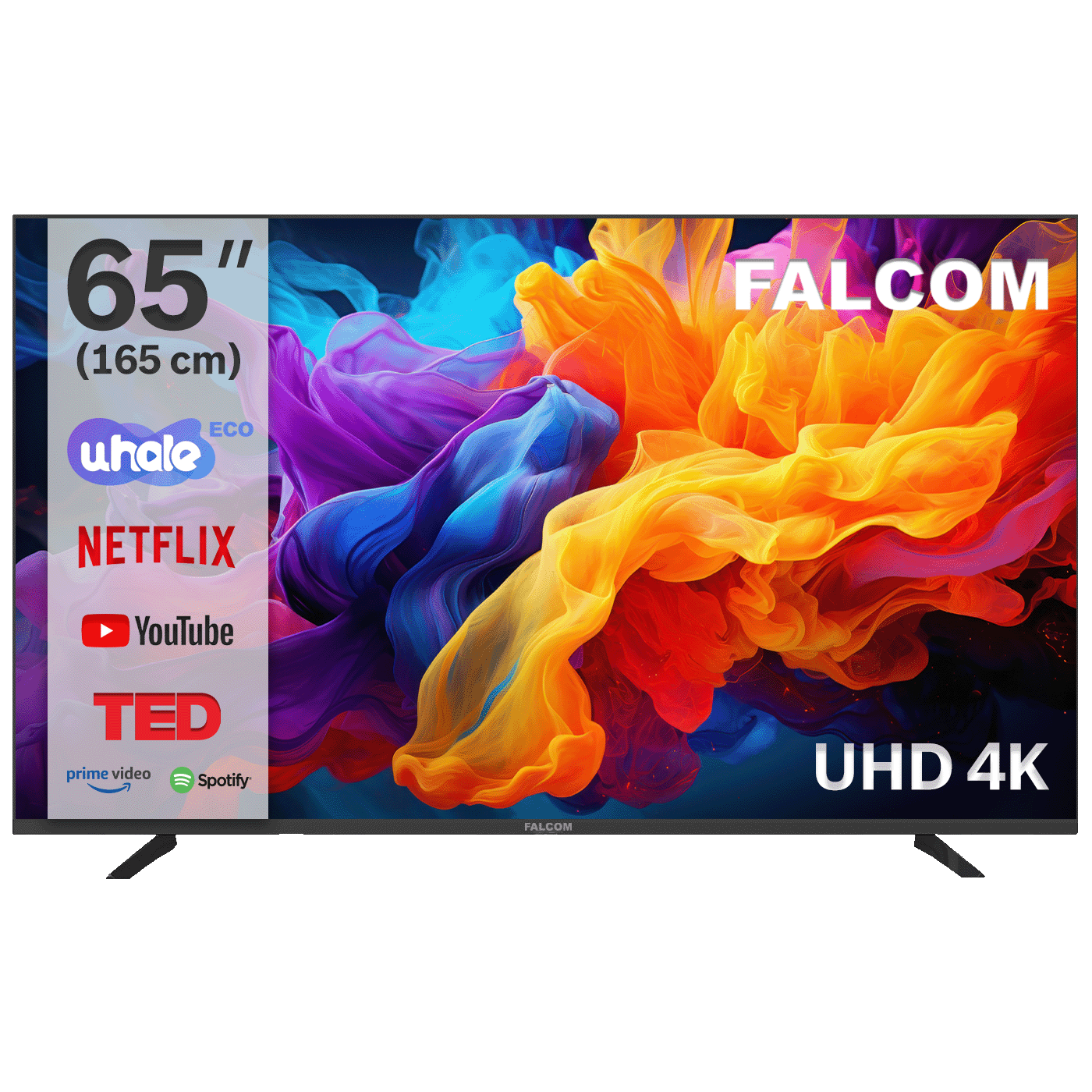 Falcom Televizor Smart LED TV 4K UltraHD 65", Bluetooth, WiFi - TV-65LTF026SM WOS
