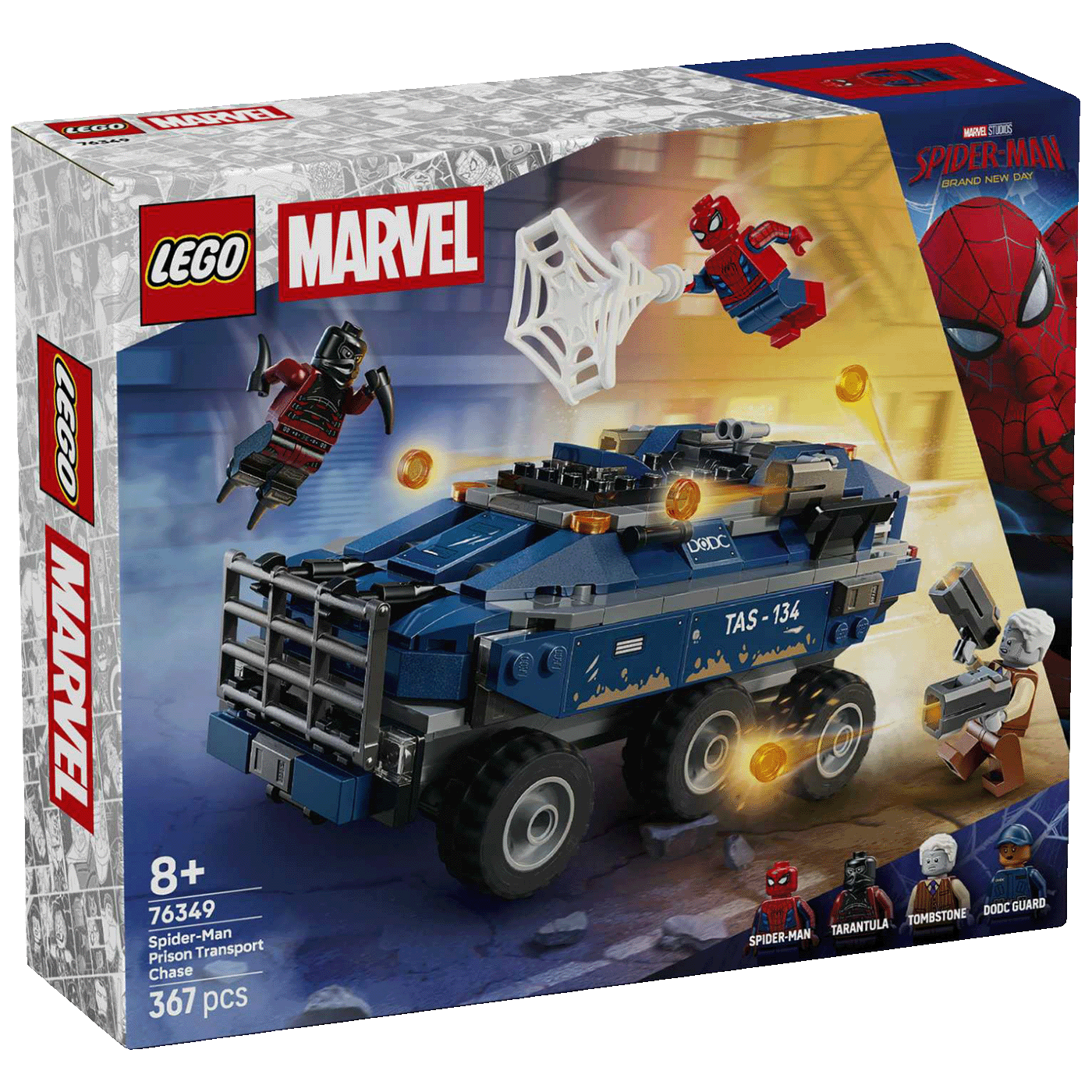 Lego Spider-Man-potjera za zatvorskim vozilom, Super Heroes