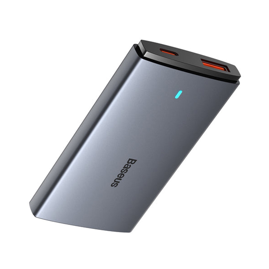 0123244_punjac-baseus-gan5-pro-usb-type-c-qc-30-pd-30-100w-3a-sa-kablom-type-c-to-type-c-ccgp090202-bijeli